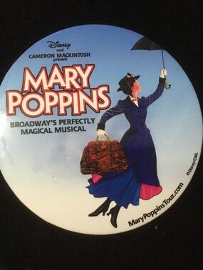Button Pin - Mary Poppins Broadway’s Perfectly Magical Musical